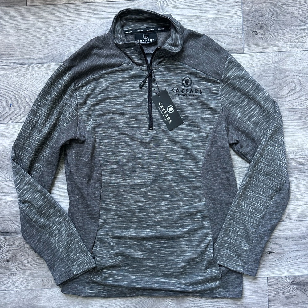 Caesars Gray Quarter-Zip Pullover